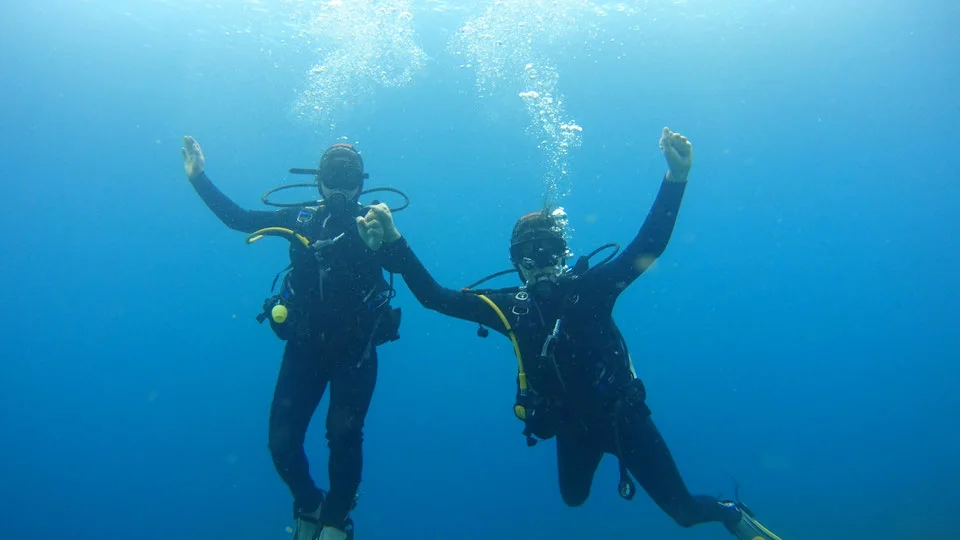 Private introductory dive from a boat or beach