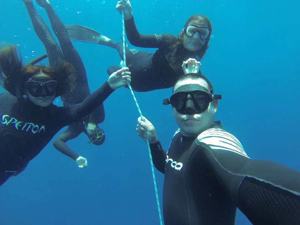 Introductory freediving session