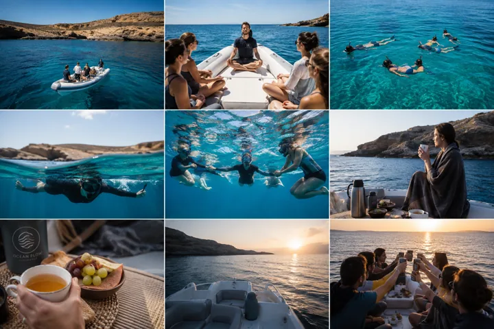Snorkeling Slow experience collage